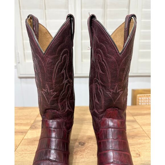 Shyanne Womens Aspen Exotic American Alligator Western Boots Sz 6.5 Lightly Worn - Picture 6 of 16